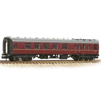 Br Mk1 Bck Brake Composite Corridor Maroon 374-084b