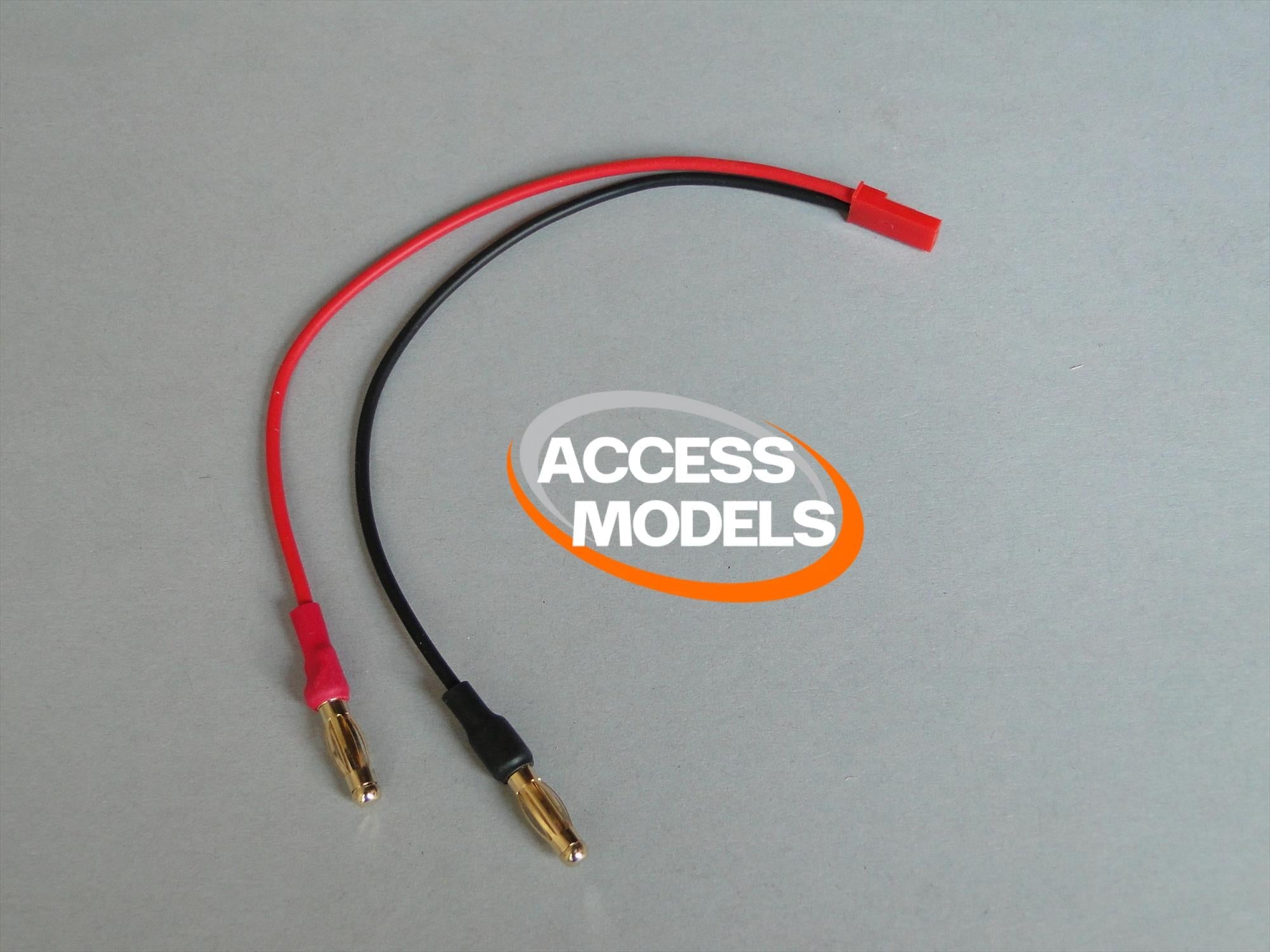 Logic Rc Charge Lead : 4Mm~Male Bec O-Lgl-Clbecm