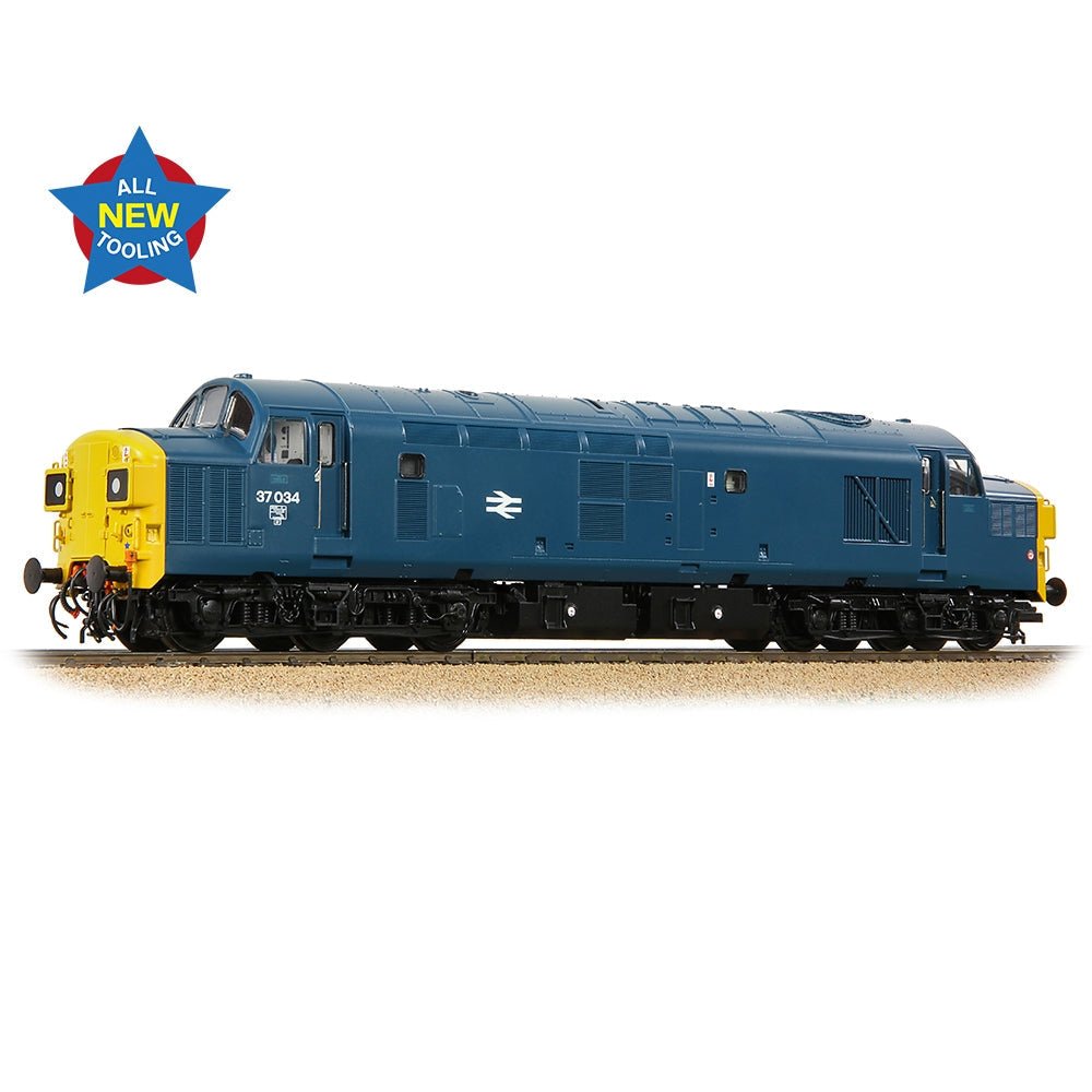 Class 37/0 Split Headcode 37034 Br Blue 35-301