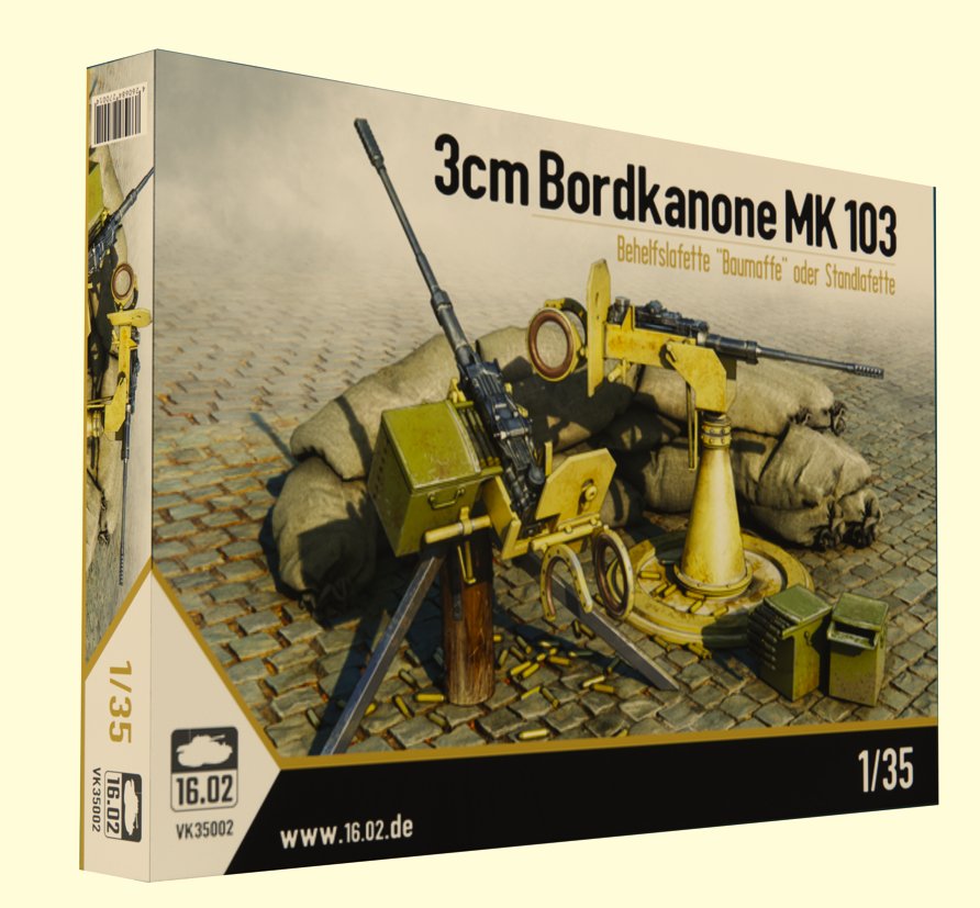 Custom Scale 3cm Bordkanone Mk103 Vk35002