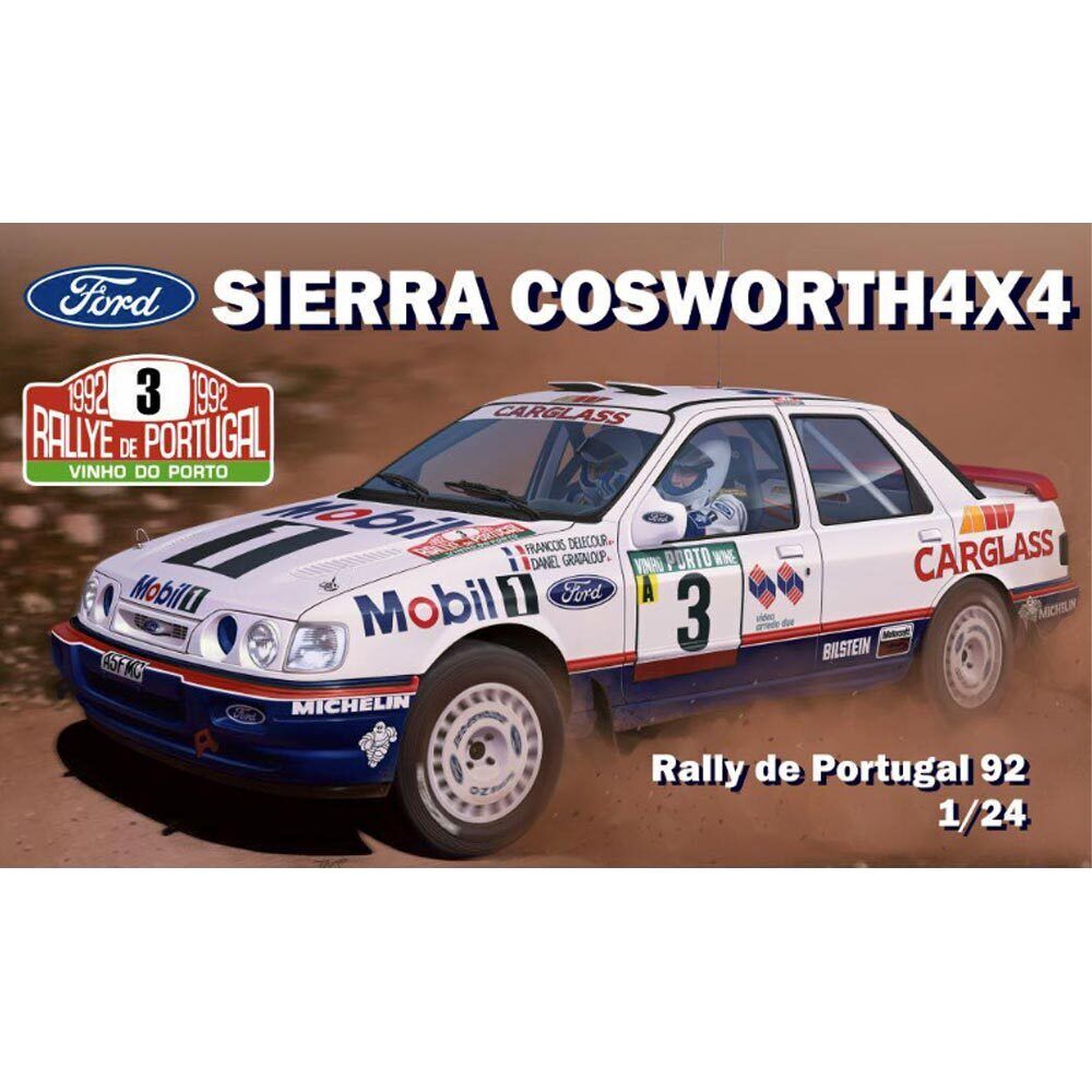 DM Model Kits 1/24 Ford Sierra Cosworth 4x4 Rally Portugal 1992 - K002
