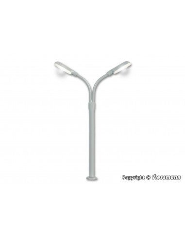 Double Whip Street Light 54mm LED White 6495 - Access Models