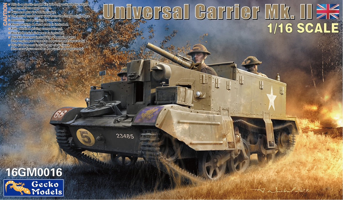 Gecko Models 1/16 Scale Universal Carrier MK.II (Bren Gun Carrier) 16GM0016 - Access Models