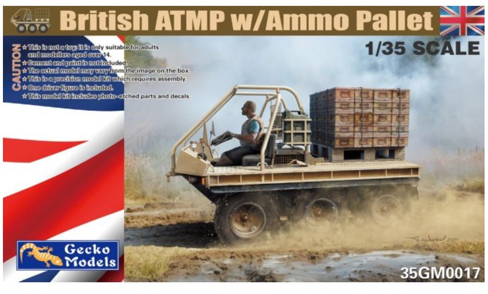 Gecko Models 1/35 British Atmp With Ammo Pallet 35gm0017 - Access Models