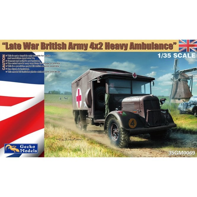Gecko Models 1/35 Late War British Army 4x2 Heavy Ambulance 35gm0069 - Access Models