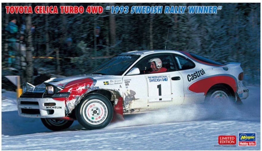 Hasegawa 1/24 Toyota Celica Turbo 4wd "1993 Swedish Rally Winner" 20484 - Access Models