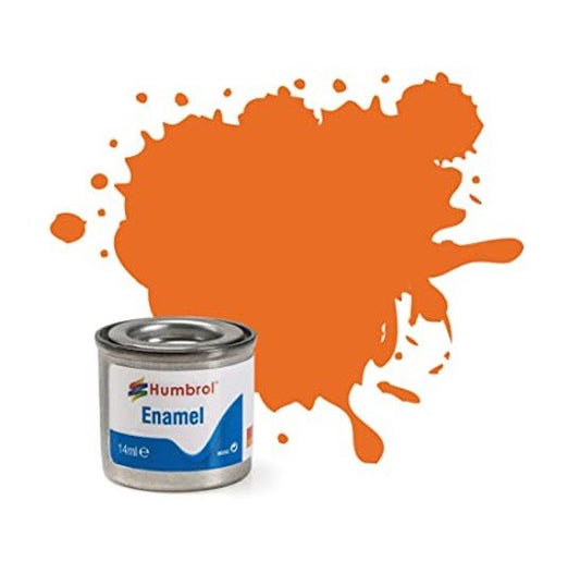 Humbrol Enamel PainTS 18 Gloss Orange - Access Models