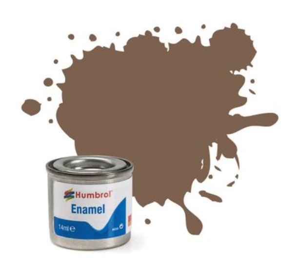 Humbrol Enamel PainTS 29 Matt Dark Earth - Access Models