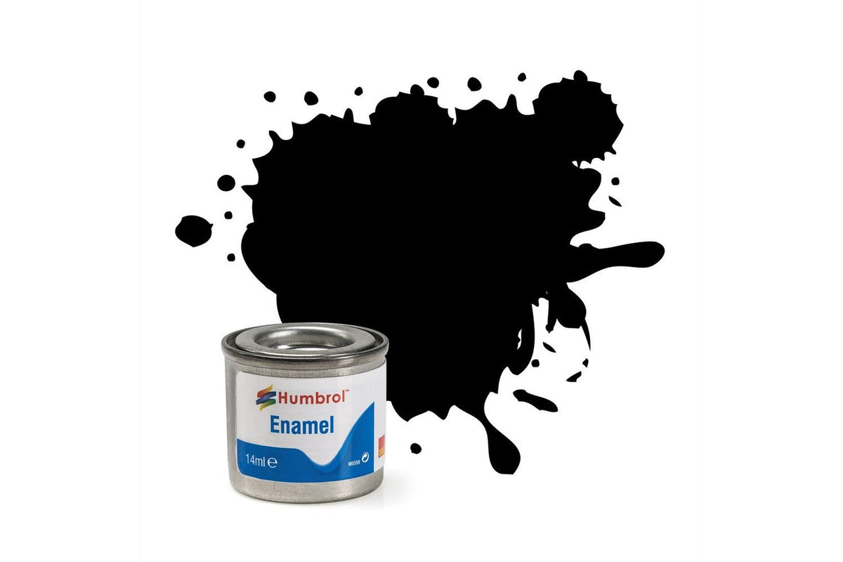 Humbrol Enamel Paints 33 Black - Access Models
