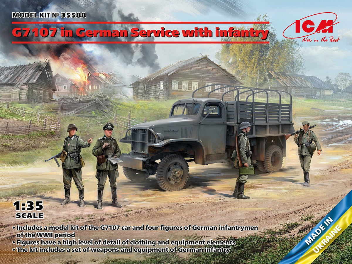 ICM 1/35 G7107 in German Service with Infantry 35588 - Access Models