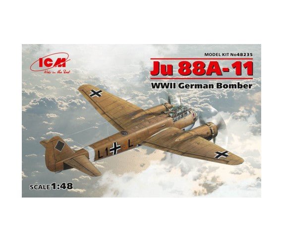 ICM 1/48 Icm 1:48 - Ju 88a-11, Wwii German Bomber Icm48235 - Access Models