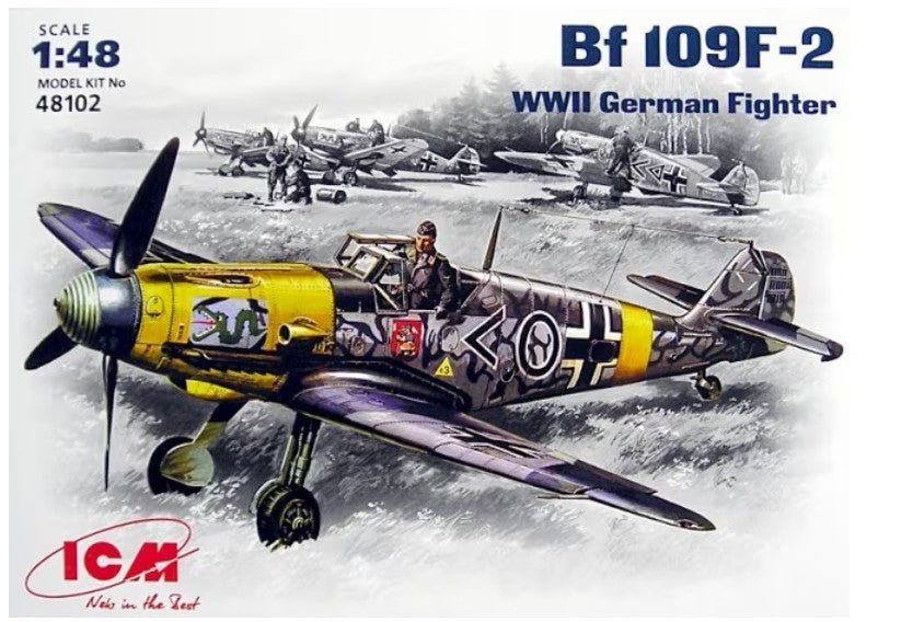 ICM 1/48 Messerschmitt Bf-109f-2 48102 - Access Models