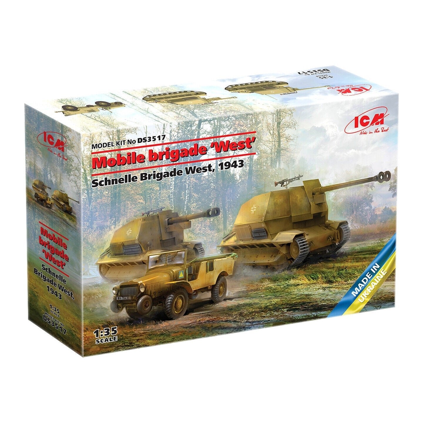 ICM Diorama 1/35 - Mobile Brigade 'West Icmds3517 - Access Models