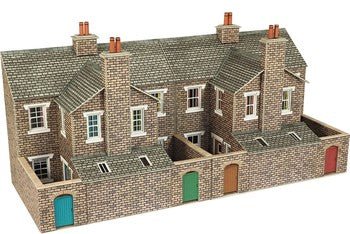 Low Relief Stone Terraced House Backs Po277