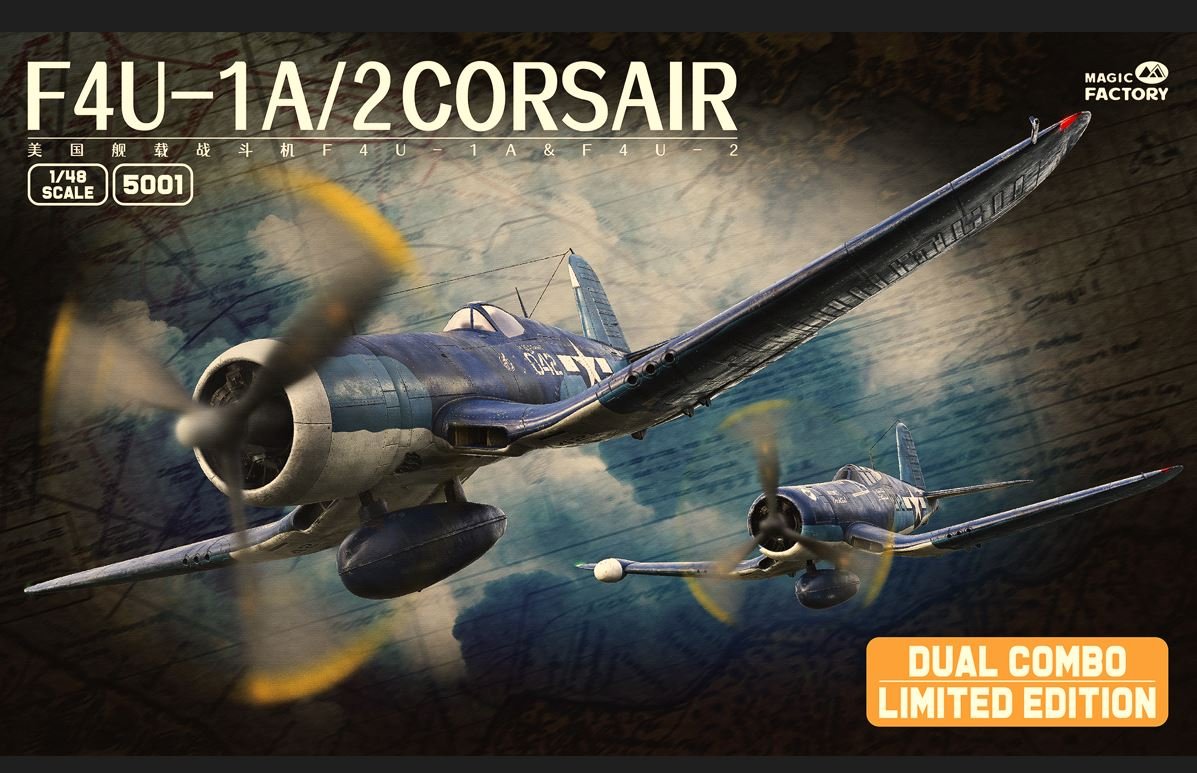 Magic Factory 1/48 F4U-1A/2 Corsair Duel Combo 5001 - Access Models