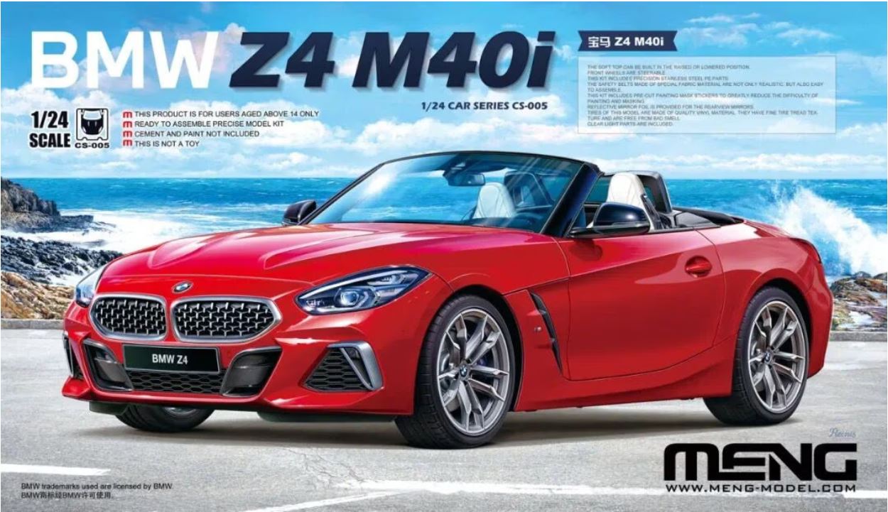 Meng 1/24 BMW Z4 M40i CS-005 - Access Models