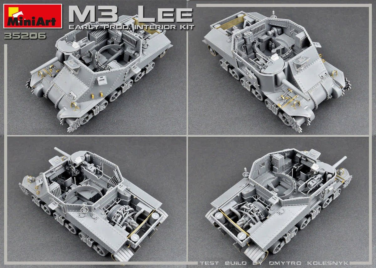 MiniArt 1/35 M3 Lee Early Prod. Interior Kit 35206 - Access Models