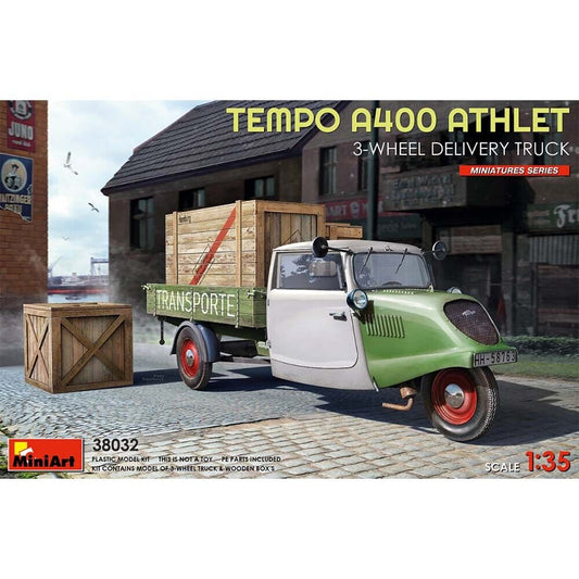 MiniArt 1/35 Temp A400 Athlet 3-Wheel Delivery Truck 38032 - Access Models