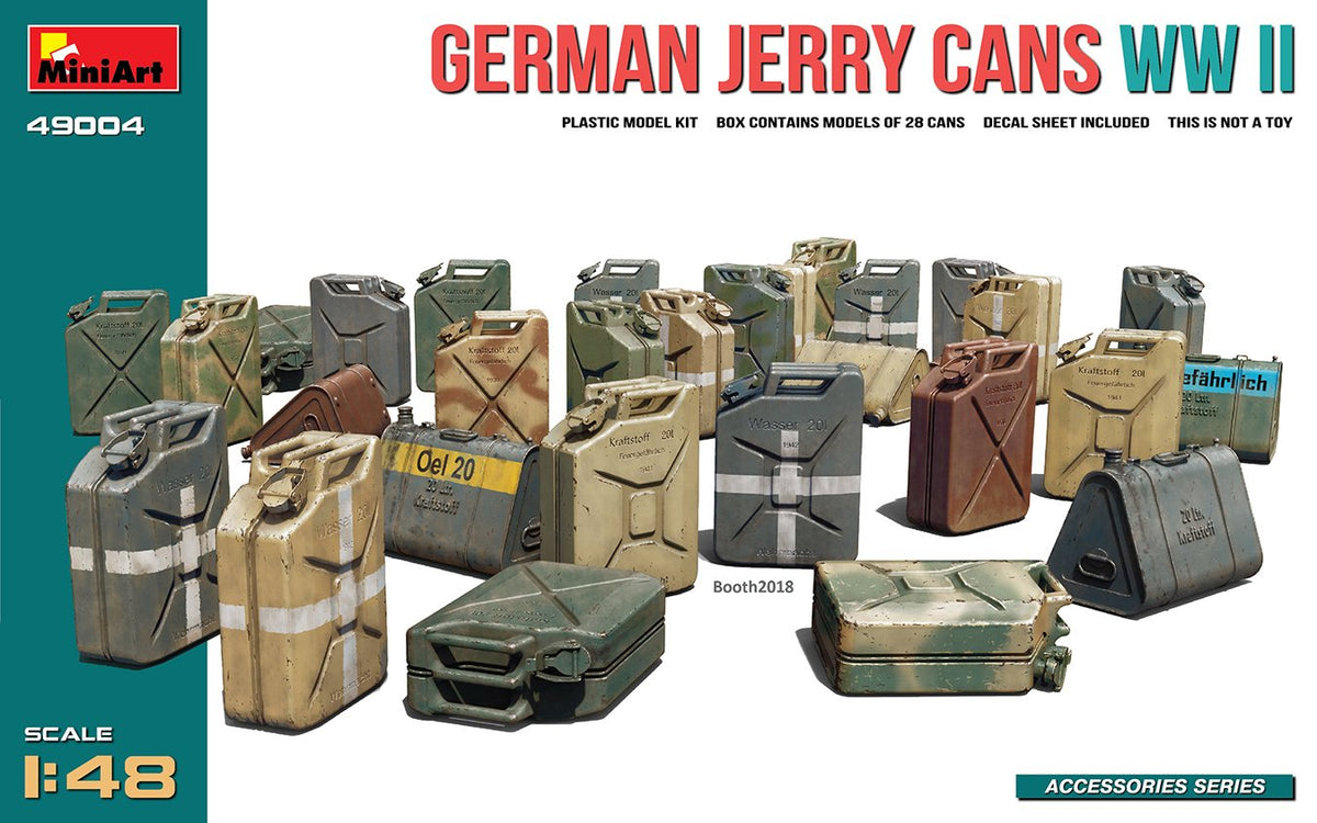 MiniArt 1/48 German Jerry Cans WWII 49004 - Access Models