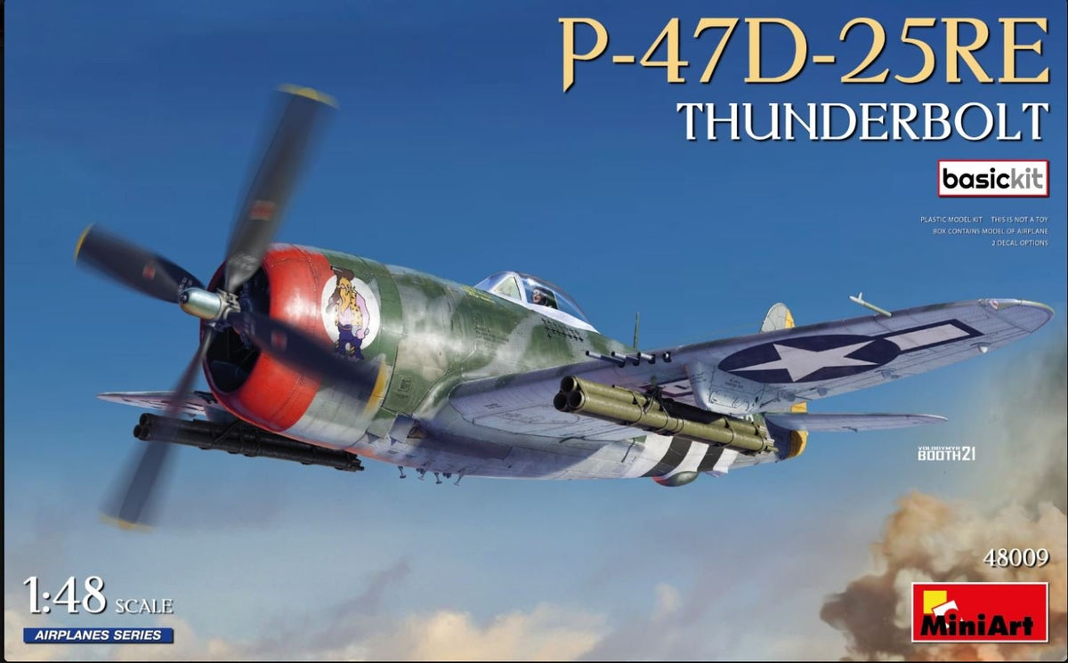 Miniart 1/48 P-47D-25RE Thunderbolt Basic Kit 48009 - Access Models