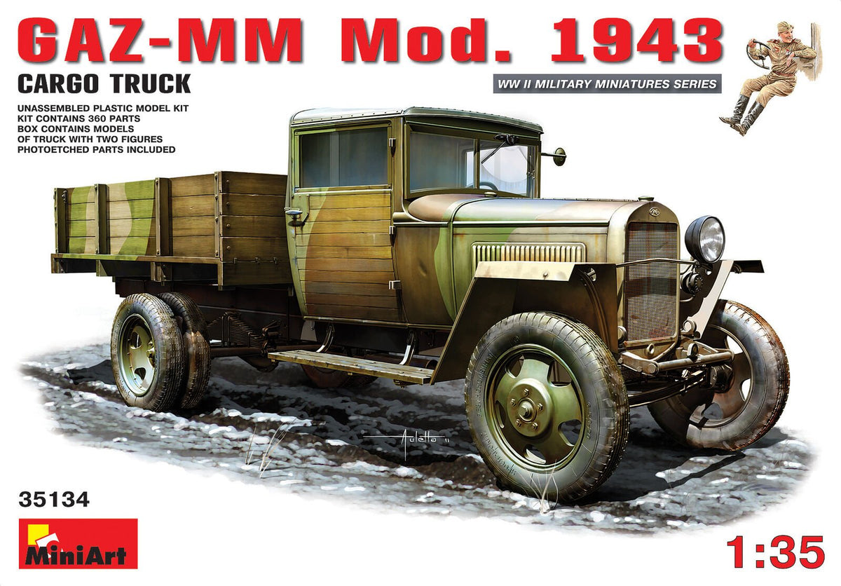 MiniArt Gaz-Mm Mod.1943 Cargo Truck 35134 - Access Models