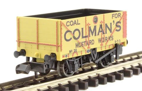 N Gauge 7 Plank Open Wagon Colman's Mustard Nr-7006p - Access Models