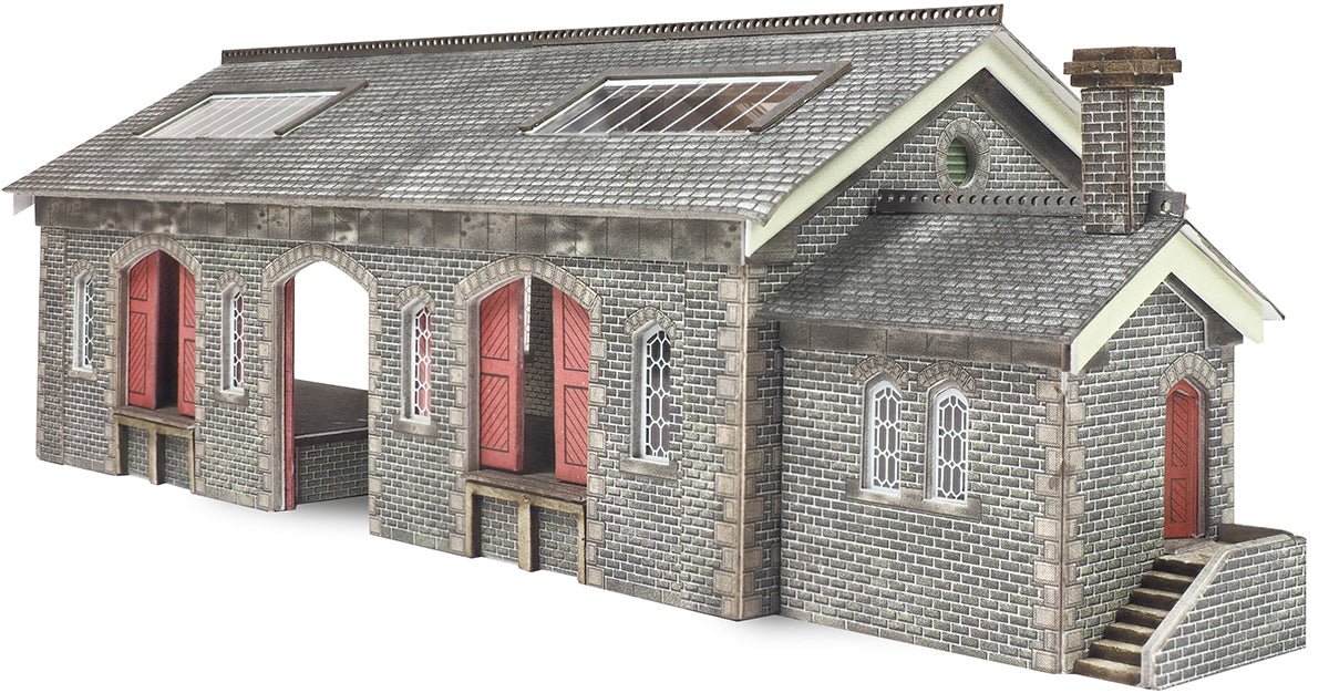 N Scale Low Relief Pub &amp; Shops Pn972 - Access Models