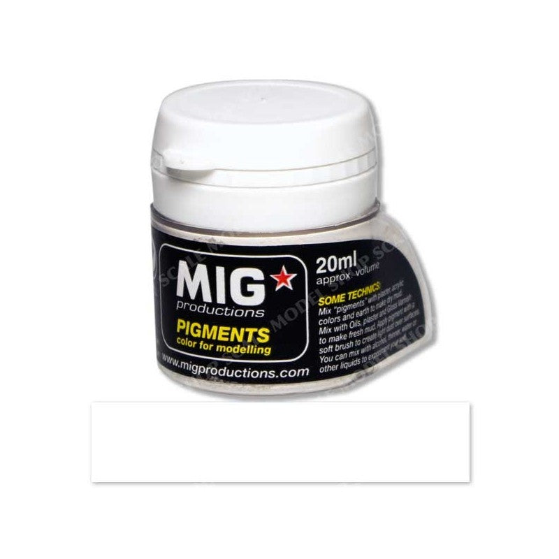 Mig Pigment Ashes White Migp022