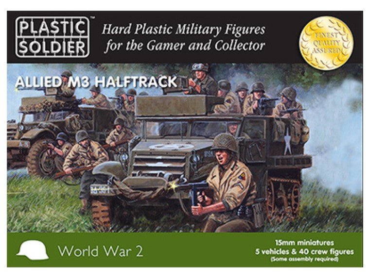Plastic Soldier Allied M3 Halftrack Ww2v15016 - Access Models