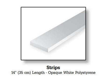 Polystyrene 0.25 X 0.5mm 100 - Access Models