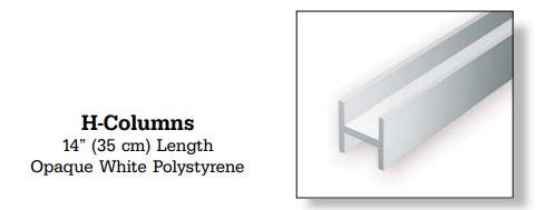 Polystyrene H-Column 4.8mm 286 - Access Models
