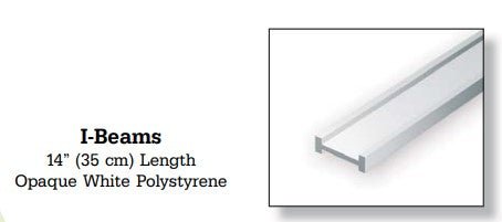 Polystyrene I Beam 6.4mm 277 - Access Models