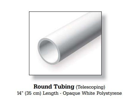 Tubes Ronds En Polystyrène Blanc – Lot De 4, Longueur 60 Cm, Diamètre 8.3 Mm, Pour Modélisme Et Créations DIY - 4