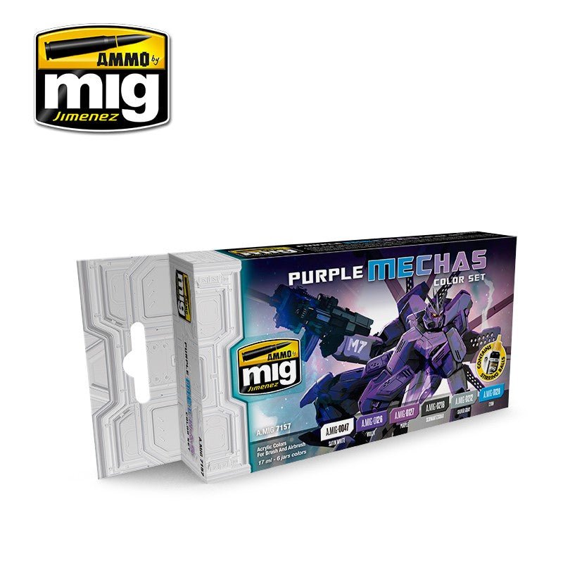 Purple Mechas Colour Set Mig7157 - Access Models