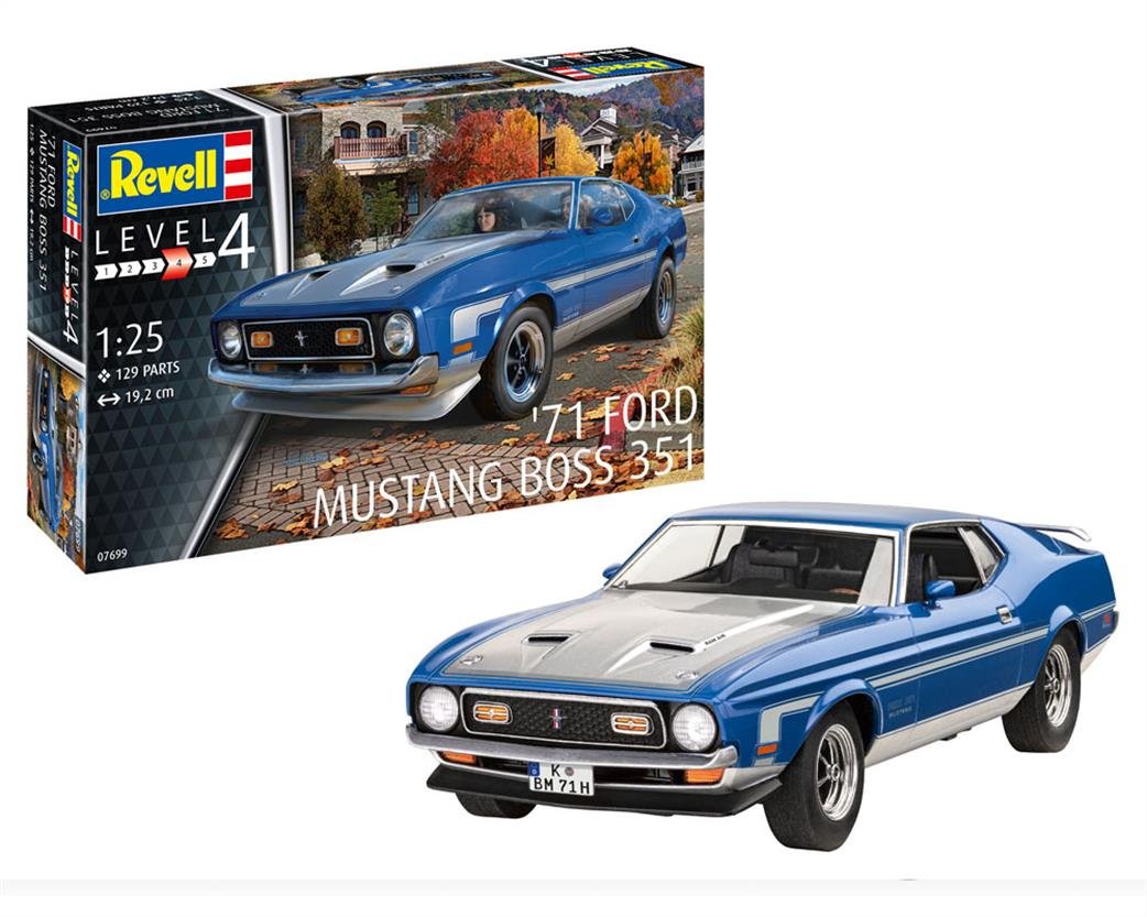 Revell 1/25 71 Mustang Boss 351 RV07699 - Access Models