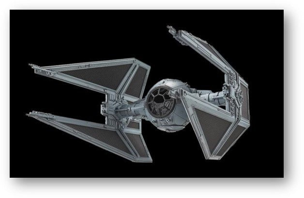 Revell 1/72 SCALE TIE Interceptor (Bandai) 01212 - Access Models