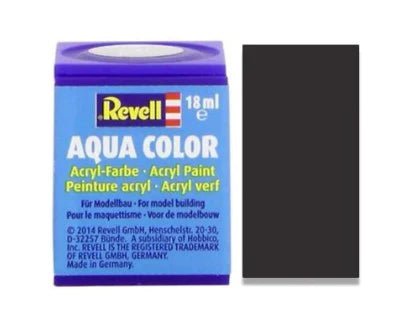 Revell Acrylic Paints 18ml 06 Tar Black - Access Models