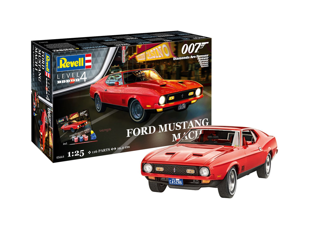 Revell Gift Set 1/25 James Bond Ford Mustang I 05664 - Access Models