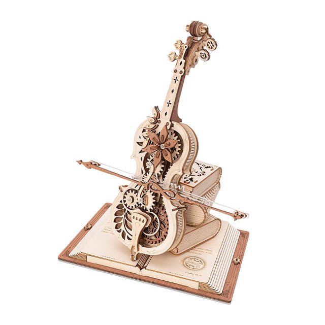 Rokr Magic Cello 3D Wooden Model Kit AMK63 - Access Models