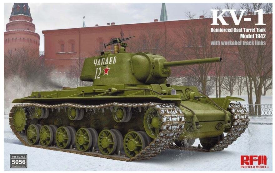 Rye Field Model 5056 1:35 KV-1 Model 1942 Reinforced Cast Turret - Access Models