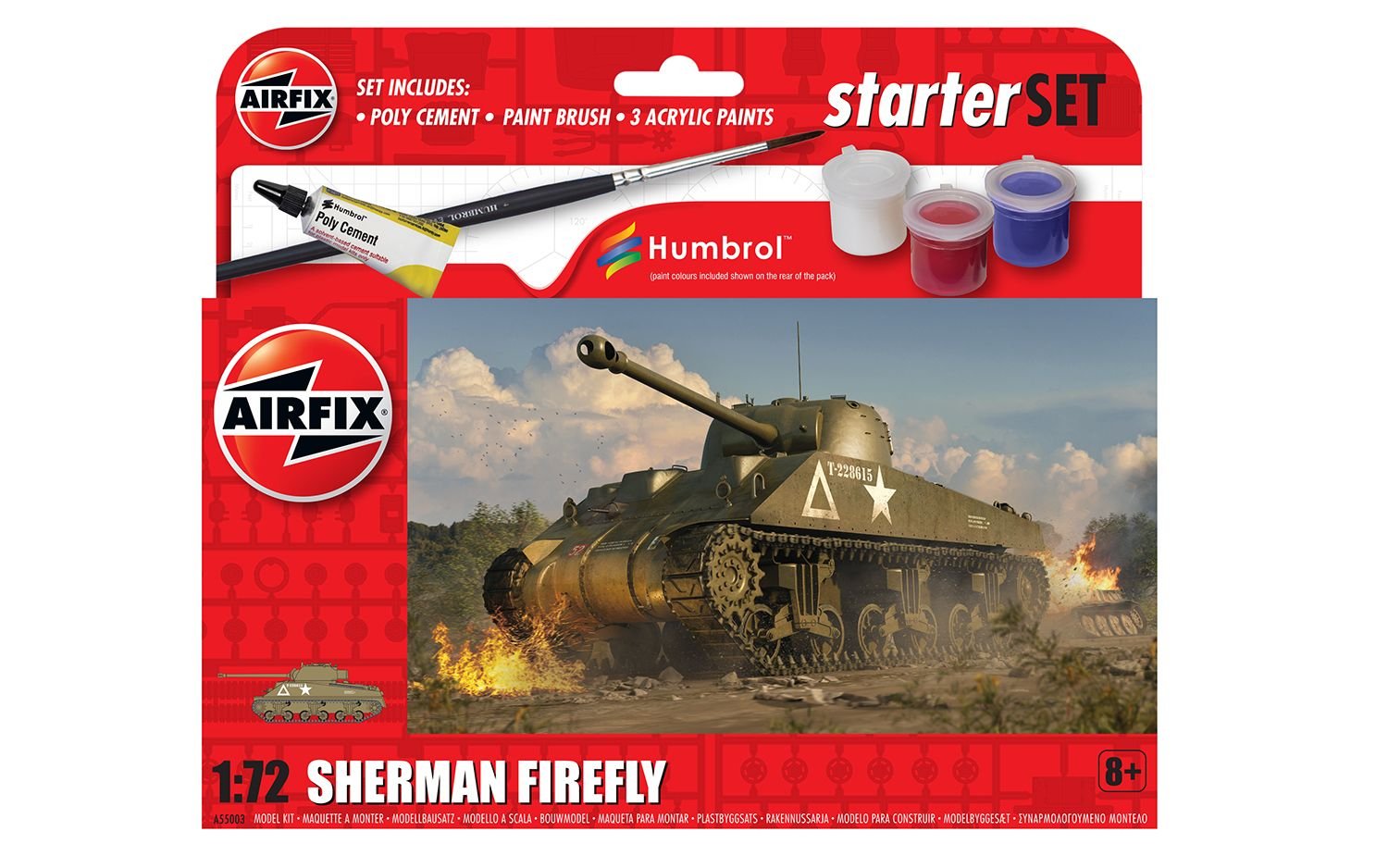 Small Starter Set Sherman Firefly A55003 - Access Models