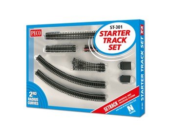 Starter Track Set, 2nd Radius Complete, Boxed St-301 - Access Models