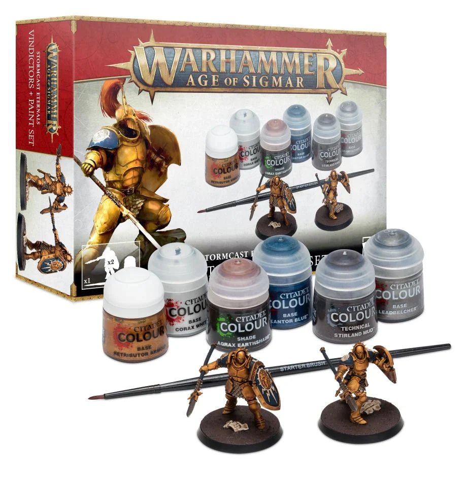 Stormcast Eternals Vindictors + Paints Set 60-10 - Access Models