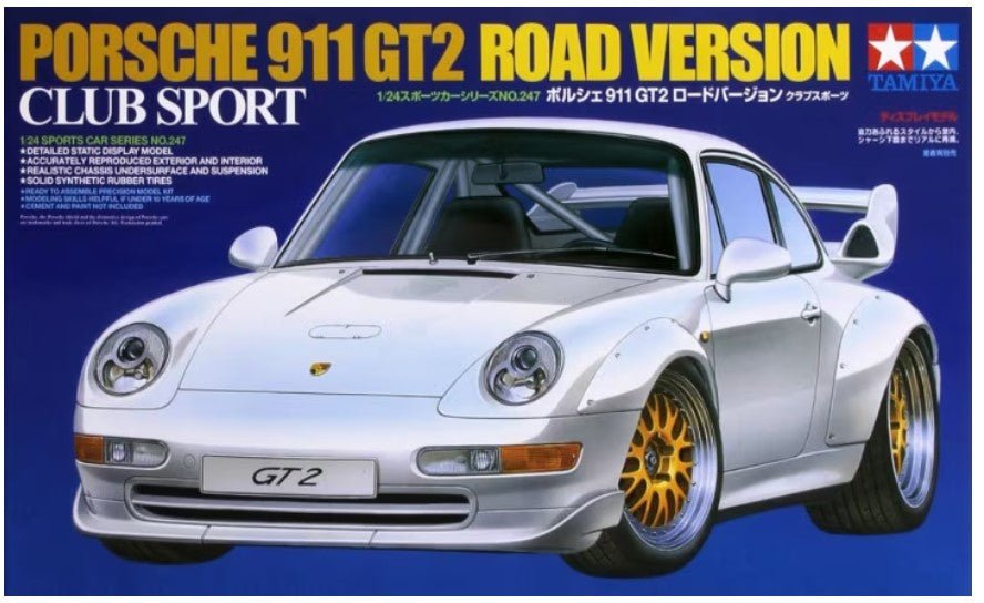 Tamiya 1/24 PORSCHE GT2 (STREET VERSION) 24247 - Access Models