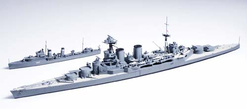 Tamiya 1/700 HOOd & E Class Destroyer 31806 - Access Models