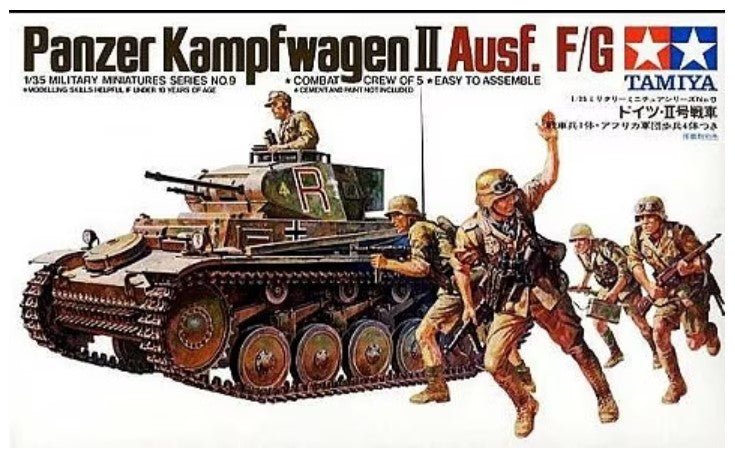 Tamiya GER.PANZERKAMPFWAGEN II 35009 - Access Models