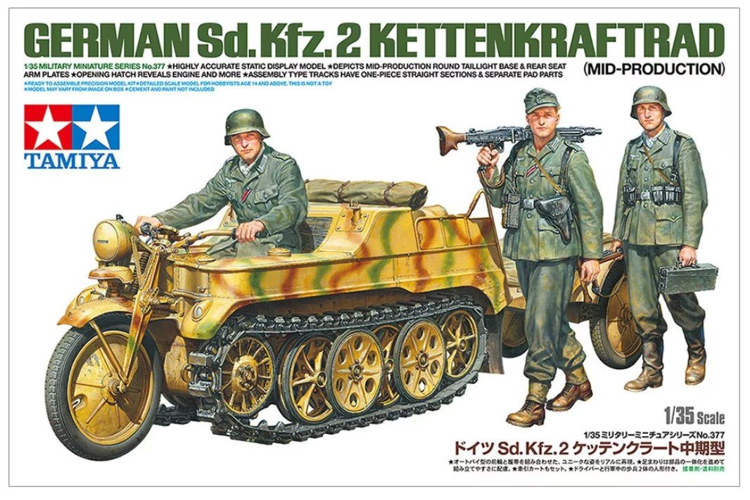 Tamiya Kettenkraftrad Mid Prod 35377 - Access Models