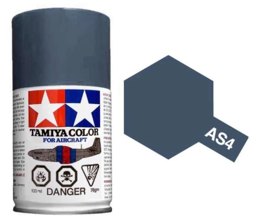 Tamiya Spray Paints 100ml As4 Gray Violet (Luftwaffe) - Access Models