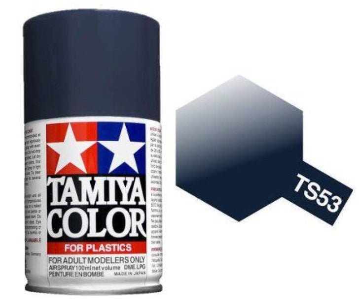 Tamiya Spray Paints 100ml TS-53 Deep Metallic Blue - Access Models