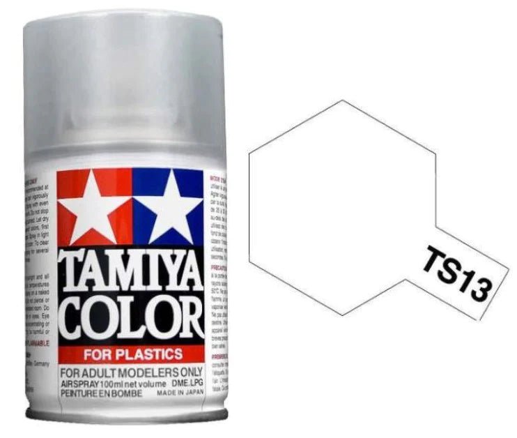 Tamiya Spray Paints 100ml TS13 Clear - Access Models